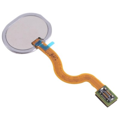 Fingerprint Sensor Flex Cable For Samsung Galaxy A8s White By - Maxbhi Com