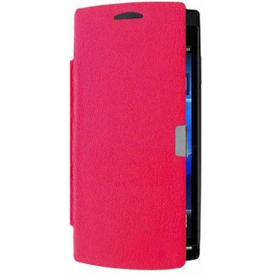 Flip Cover for Sony Ericsson Anzu X12 - Red