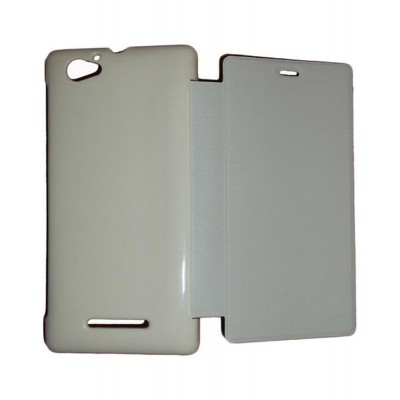 Flip Cover for Sony Xperia M C2004 - White