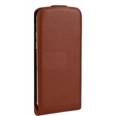 Flip Cover for Spice Mi-410 - Brown