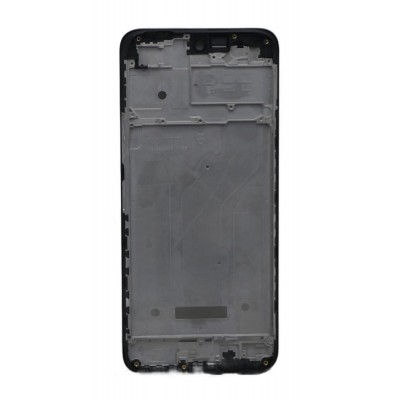 Lcd Frame Middle Chassis For Infinix Hot 12 Play Black By - Maxbhi Com