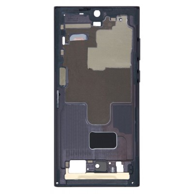 Lcd Frame Middle Chassis For Samsung Galaxy S22 Ultra 5g Black By - Maxbhi Com
