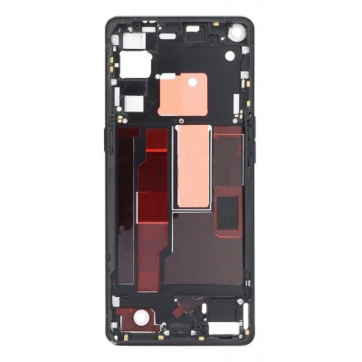 Lcd Frame Middle Chassis For Oppo Find X2 Neo Black By - Maxbhi Com