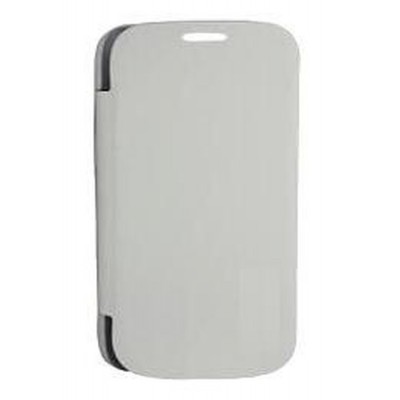 Flip Cover for Spice Mi-351 Smart Flo - White