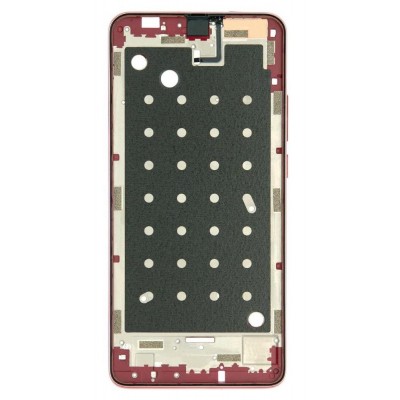 Lcd Frame Middle Chassis For Motorola One Hyper Amber By - Maxbhi Com