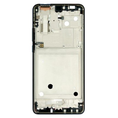 Lcd Frame Middle Chassis For Motorola One Hyper Blue By - Maxbhi Com