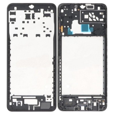 Lcd Frame Middle Chassis For Samsung Galaxy A04s Black By - Maxbhi Com