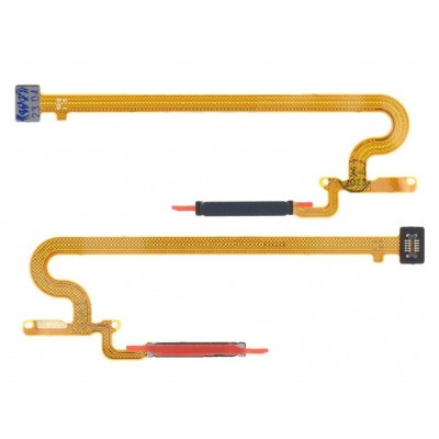 Fingerprint Sensor Flex Cable For Vivo Y16 Black By - Maxbhi Com