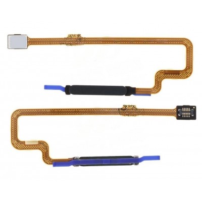 Fingerprint Sensor Flex Cable For Xiaomi Poco M5 Black By - Maxbhi Com