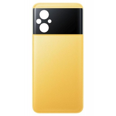Back Panel Cover For Xiaomi Poco M5 Yellow - Maxbhi Com