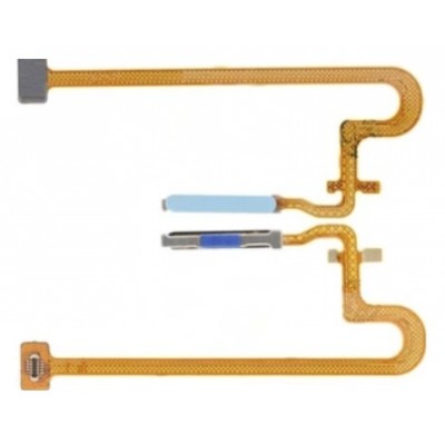 Fingerprint Sensor Flex Cable For Realme C33 Blue By - Maxbhi Com