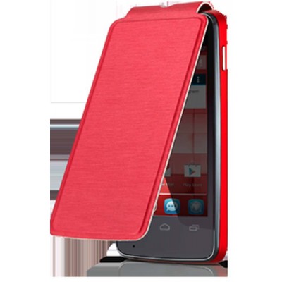 Flip Cover for Alcatel One Touch S'Pop - Red