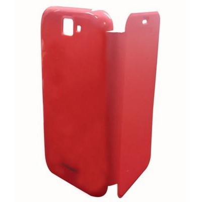 Flip Cover for Karbonn S5 Titanium - Red