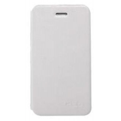 Flip Cover for Zen Ultrafone 303 Power Plus - White