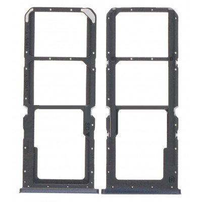 Sim Card Holder Tray For Oppo A54s Black - Maxbhi Com