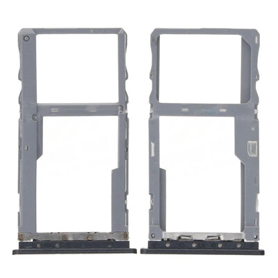 Sim Card Holder Tray For Tcl 20b Black - Maxbhi Com