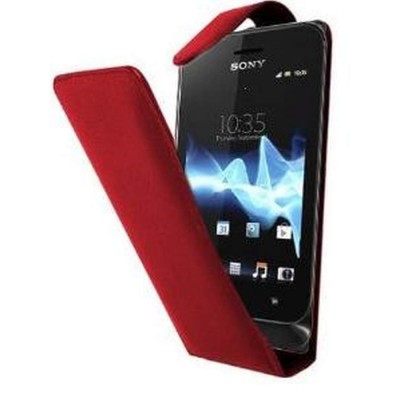 Flip Cover for Sony Xperia Tipo ST21i - Red
