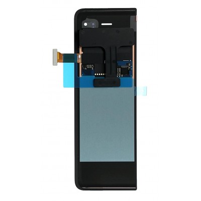 Lcd With Touch Screen For Samsung Galaxy Fold 5g Silver By - Maxbhi Com