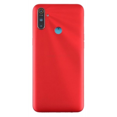 Back Panel Cover For Realme C3 3 Cameras Red - Maxbhi Com