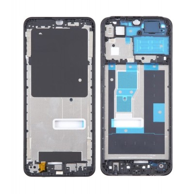 Lcd Frame Middle Chassis For Vivo Y02 White By - Maxbhi Com