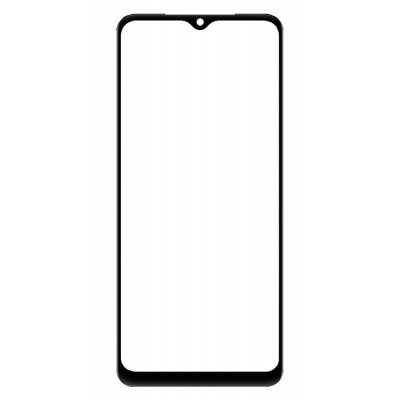 Replacement Front Glass For Vivo Y02 Black By - Maxbhi Com