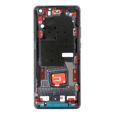 Lcd Frame Middle Chassis For Huawei Mate 40 Black By - Maxbhi Com