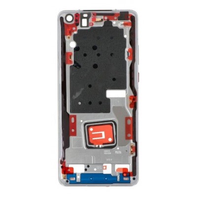 Lcd Frame Middle Chassis For Huawei Mate 40 Silver By - Maxbhi Com