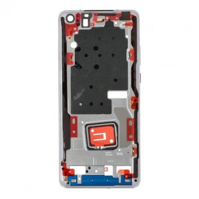 Lcd Frame Middle Chassis For Huawei Mate 40 White By - Maxbhi Com