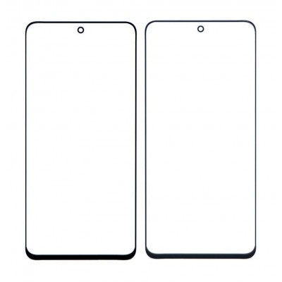 Replacement Front Glass For Realme 10 Pro Black By - Maxbhi Com