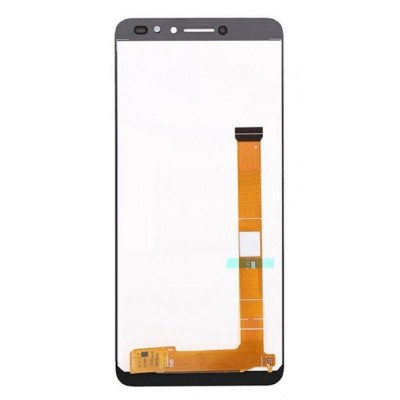 Lcd With Touch Screen For Alcatel 3v White By - Maxbhi Com