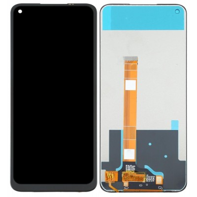 Lcd With Touch Screen For Realme Q2 Black By - Maxbhi Com