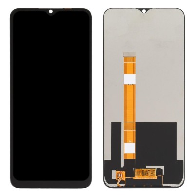 Lcd With Touch Screen For Realme Q2i Black By - Maxbhi Com