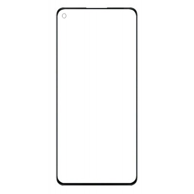 Replacement Front Glass For Oneplus 8t Plus 5g Black By - Maxbhi Com