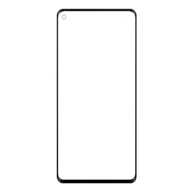 Replacement Front Glass For Vivo X51 5g Black By - Maxbhi Com
