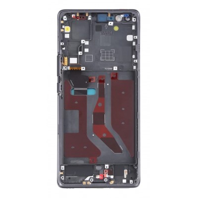 Lcd Frame Middle Chassis For Huawei Nova 8 Pro 5g Silver By - Maxbhi Com