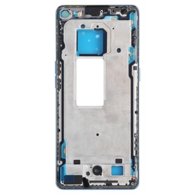 Lcd Frame Middle Chassis For Oppo Reno 5 Pro Plus 5g Blue By - Maxbhi Com