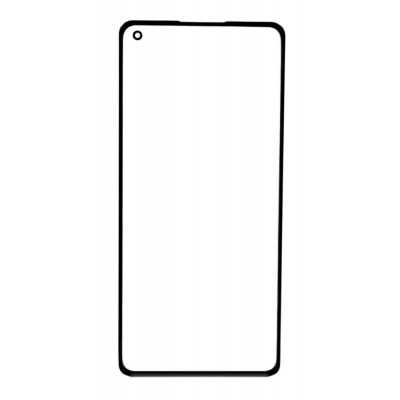 Replacement Front Glass For Oppo Reno 5 Pro Plus 5g Black By - Maxbhi Com