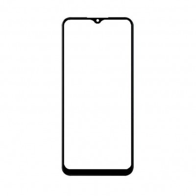 Replacement Front Glass For Vivo Y20 2021 Black By - Maxbhi Com