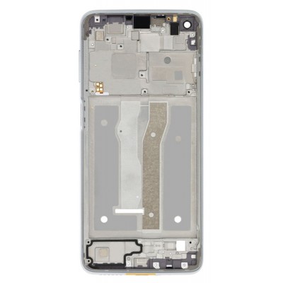 Lcd Frame Middle Chassis For Motorola Moto G Power 2021 Silver By - Maxbhi Com