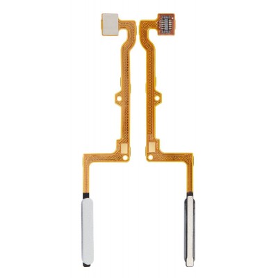 Fingerprint Sensor Flex Cable For Motorola Moto G Power 2021 Silver By - Maxbhi Com