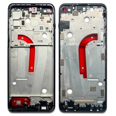 Lcd Frame Middle Chassis For Motorola Edge S Black By - Maxbhi Com