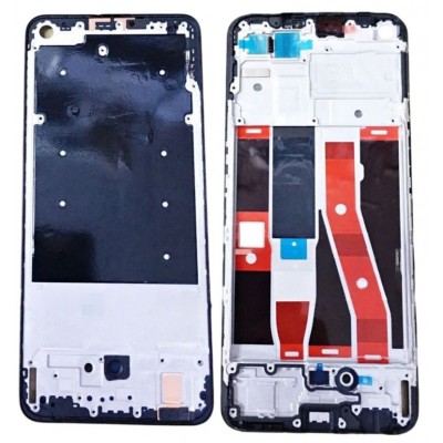 Lcd Frame Middle Chassis For Oppo Reno5 F White By - Maxbhi Com