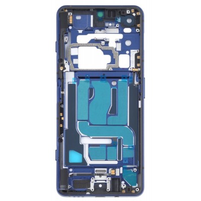 Lcd Frame Middle Chassis For Xiaomi Black Shark 4 Blue By - Maxbhi Com