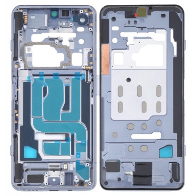 Lcd Frame Middle Chassis For Xiaomi Black Shark 4 White By - Maxbhi Com