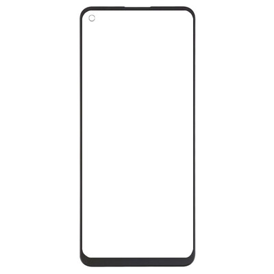 Replacement Front Glass For Oppo Reno 5 Lite Black By - Maxbhi Com