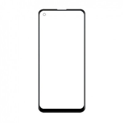 Replacement Front Glass For Oppo Reno 5 Z White By - Maxbhi Com