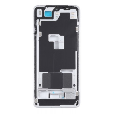 Lcd Frame Middle Chassis For Meizu 18 White By - Maxbhi Com