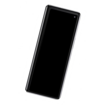 Lcd Frame Middle Chassis For Xiaomi Mi Mix Fold Black By - Maxbhi Com