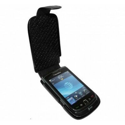 Flip Cover for Blackberry Torch 9801 - Black
