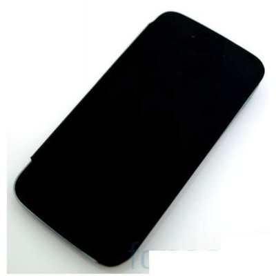 Flip Cover for Intex Aqua I5 - Black